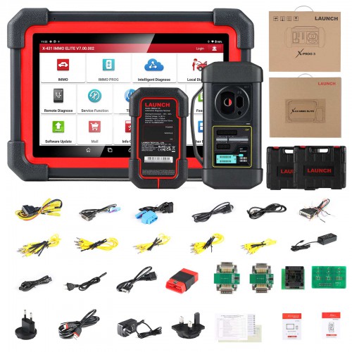 2024 Launch X431 IMMO Elite Car Immobilizer Programming Tools OBD2 All System Diagnostic Scanner with 2 Years Free Update