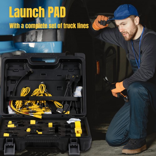 Heavy Duty Truck Software License for Launch X431 PAD V/ PAD VII and PRO5 Get Free Adapter Set