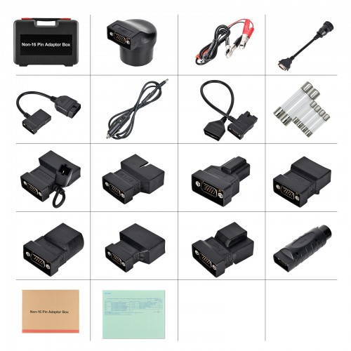 Launch X431 V+ 10.1inch Tablet with X431 Smartlink C V2.0 Heavy Duty Module Adapter Work for Both 12V & 24V Cars and Trucks