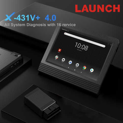 Launch X431 V+ V4.0 10.1 Inch Wifi Bluetooth Global Version Full System Diagnostic Tool Bidirectional Key Coding