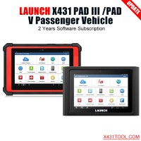 Two Years Online Software Update Service for Launch X431 PAD III /PAD V Passenger Vehicle