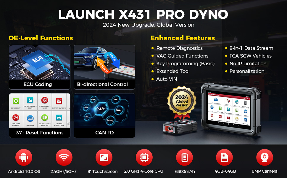 Launch X431 PRO Dyno x431tool
