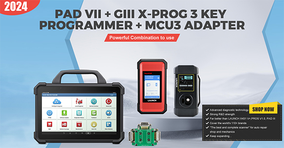 PAD Ⅶ elite Plus X-Prog 3 with MCU3 Adapter