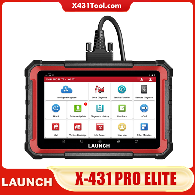 Launch X431 PRO Elite OBD2 Scanner 2023 New Bidirectional Scan Tool with CANFD DOIP, ECU Coding,Full System,32+ Resets,Key Program,VAG Guide