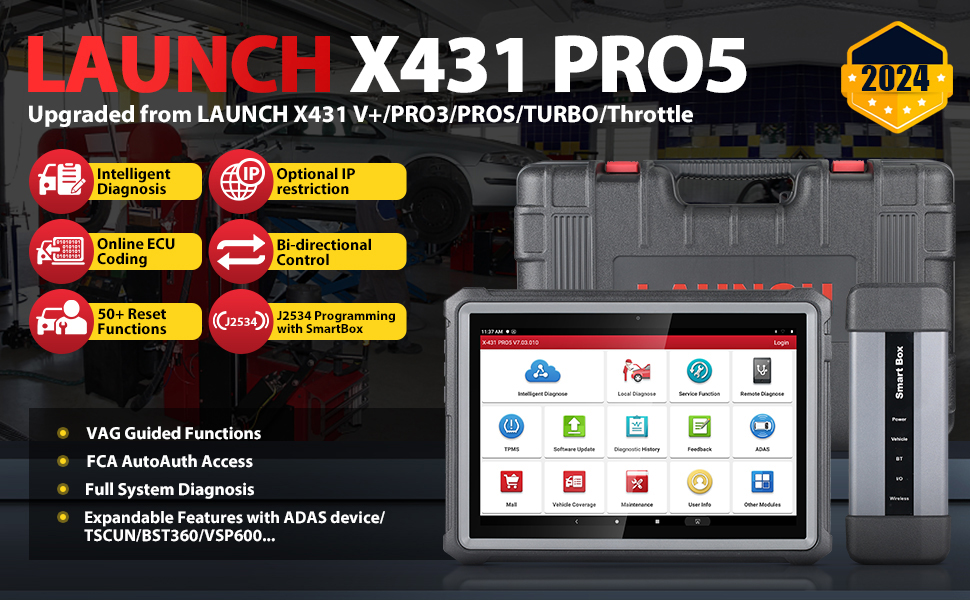 Launch X431 PRO 5 PRO5 Full System Diagnostic Tool