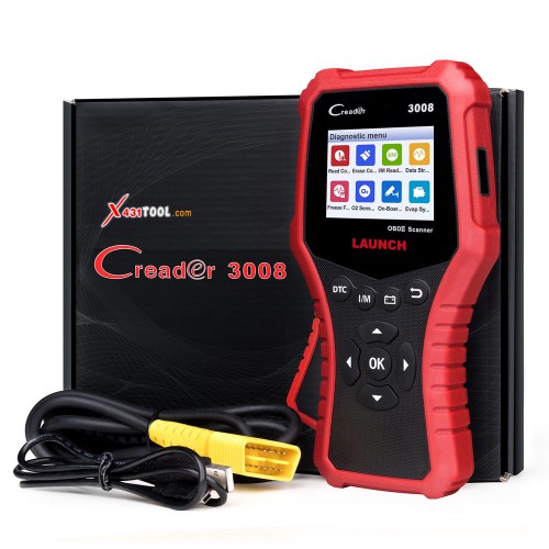 LAUNCH Creader CR3008 Full OBD2 Automotive Scanner Engine Code Reader Support Battery Voltage Test
