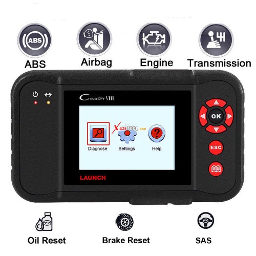 100% Original Launch X431 Creader VIII (CRP129) 4 System Diagnostic Tool Global Free Shipping by DHL