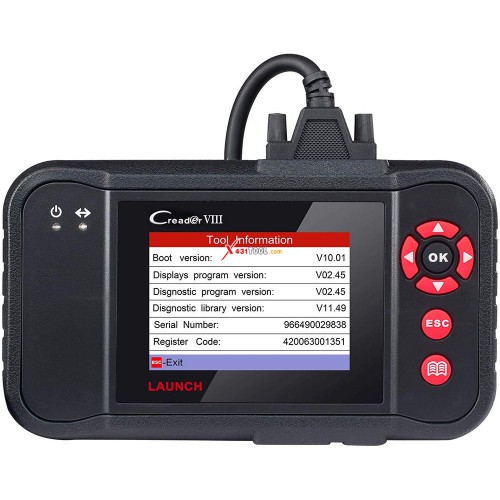 100% Original Launch X431 Creader VIII (CRP129) 4 System Diagnostic Tool Global Free Shipping by DHL