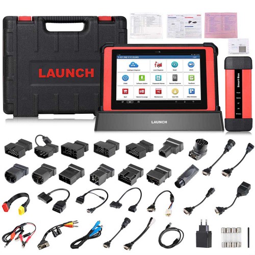 [Xmas Sale] Launch X431 PAD V with SmartBox 3.0 Automotive Diagnostic Tool Support Online Coding and Programming Get Free X431 GIII X-PROG 3