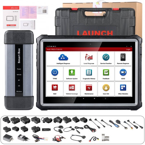 2022 New Launch X431 PRO 5 PRO5 Full System Diagnostic Tool with Smart Box 3.0 Support J2534/ CANFD/ DoIP Upgrade Version of X431 Pro3