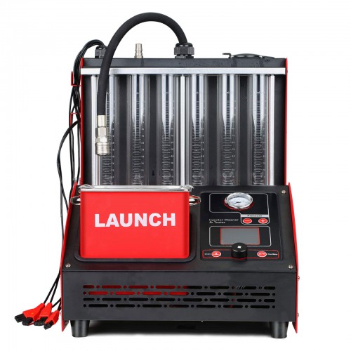 [US/EU Ship] Launch CNC603A Exclusive Ultrasonic Fuel Injector Cleaner Cleaning Machine 4/6 Cylinder Fuel Injector Tester 220V/110V