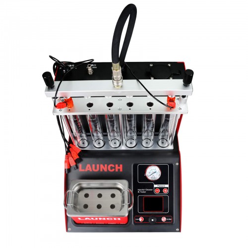 [US/EU Ship] Launch CNC603A Exclusive Ultrasonic Fuel Injector Cleaner Cleaning Machine 4/6 Cylinder Fuel Injector Tester 220V/110V