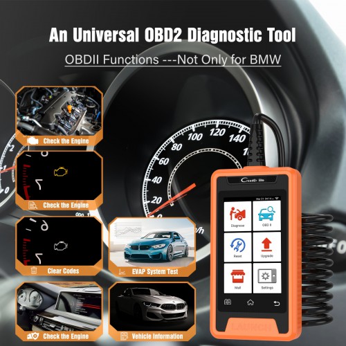 2022 New Launch Creader Elite BMW Full System OBD Diagnostic Tool