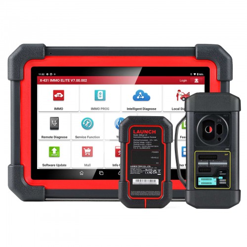 2023 LAUNCH X431 IMMO Elite Car Immobilizer Programming Tools OBD2 All System Diagnostic Scanner with 2 Years Free Update