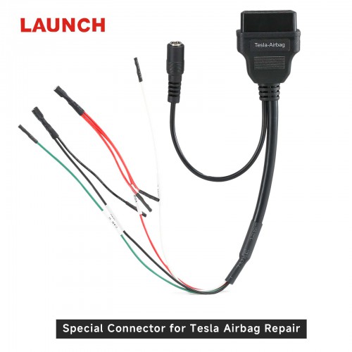 Launch X431 Tesla Airbag Repair SRS Crash Data Reset Designated Connector