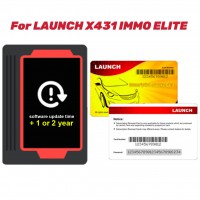 One Year Online Update Service for Launch X431 IMMO Elite Key Programmer (Subscription Only)