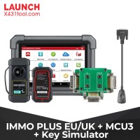 [EU/UK Version] Launch X431 IMMO Plus Programmer with XPROG3 MCU3 Adapter and SI KEY Smart Key Simulator