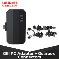 Launch X431 X-PROG3 GIII PC Adapter and Gearbox TCU ECU Programmer Connector Set