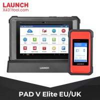 [EU&UK Version]LAUNCH X431 PAD V Elite ECU Online Programming & Coding Scan Tool Support Topology Map,39+ Reset Functions