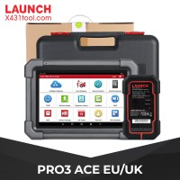 [EU&UK Version] LAUNCH X431 PRO3 ACE Bidirectional Scan Tool with DBSCar VII Connector Support Topology Map, Online Coding, 38+ Reset Functions
