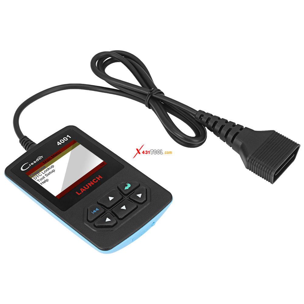 LAUNCH Creader 4001 OBD2 Scanner Diagnostic Scan Tool Car Code Reader for Turning Off Check Engine Light Reads and Clears Engine Fault Codes FBA_Creader 4001 