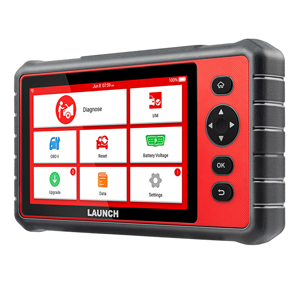 ABS SRS Oil Transmission Reset TMPS IMMO Car Code Reader CRP909 Diagnostic Fault Code Scan Tool 7 Inches Touch Screen OBD2 Scanner with 15 Reset Function LAUNCH Full System OBD/EOBD Scanner 