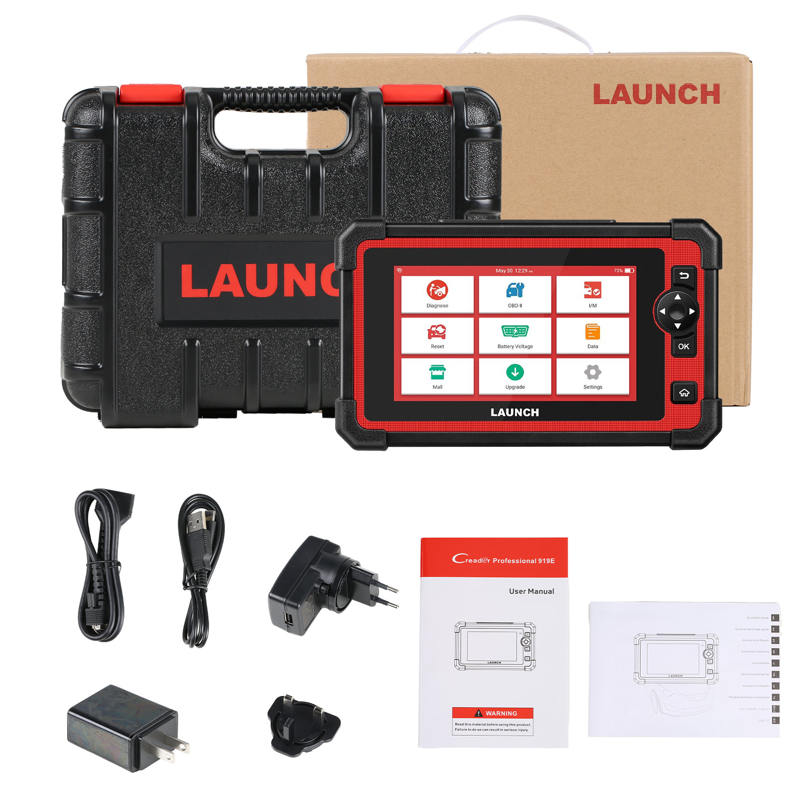 LAUNCH X431 V V4.0 Car Full System Diagnostic Tool Auto OBD OBD2 Coder  Reader Scanner Bluetooth Wifi Scan Tool 2year free update 