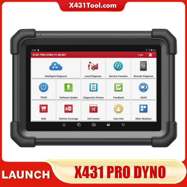 Launch X431 PRO Dyno Car Diagnostic Tool Full System Scanner Bidirectional Coding Supports CAN FD/DoIP/FCA SGW