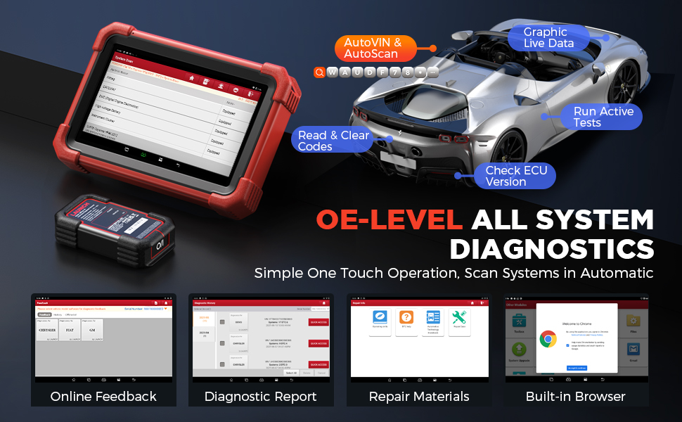 LAUNCH X431 CRP919X BT OE-Level All System Diagnostics Tool