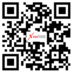 Scan x431tool.com QR code to order anywhere and anytime by mobile phone